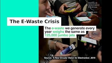 THE E-WASTE, AN ENVIRONMENTAL CRISIS! we generate every year 44.7 million tonnes