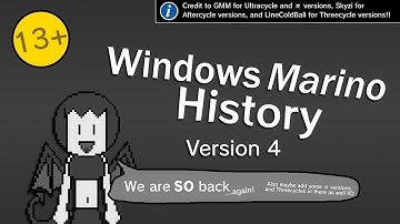 (13+) Windows Marino History (Version 4) [Final Update]