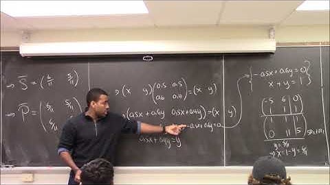 Math 1108-R08 Lecture 23 - Practice problems! Markov chains; Absorbing chains; Bayes