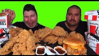 Nikocado Avocado Eats Fries then Cries Green Screen