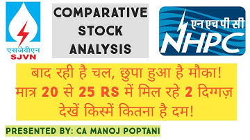 sjvn share latest news | nhpc share latest news | sjvn vs nhpc | sjvn share analysis | nhpc share