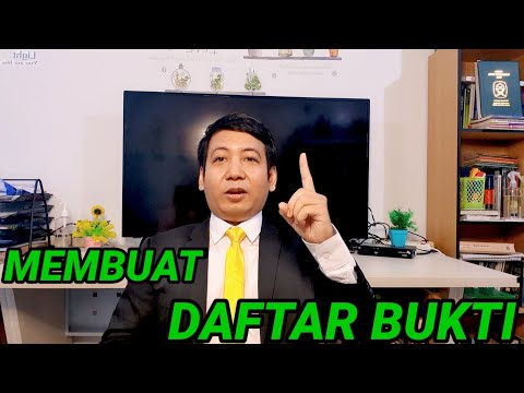 Video: Kapan menggunakan bukti atau pembuktian?