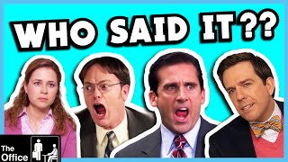 CAN YOU GUESS Who Said All 10\/10 of These Quotes From THE OFFICE? (The Office Trivia Quiz)