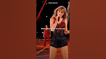 We’re Swifties of course we… #taylorsversion #musician #erastour #popstarlife #theerastour