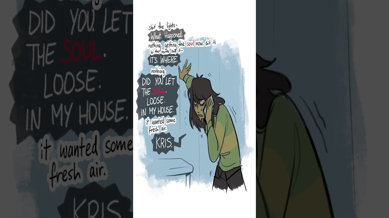 Kris Bad Keeper Of The SOUL Deltarune Comic Dub 