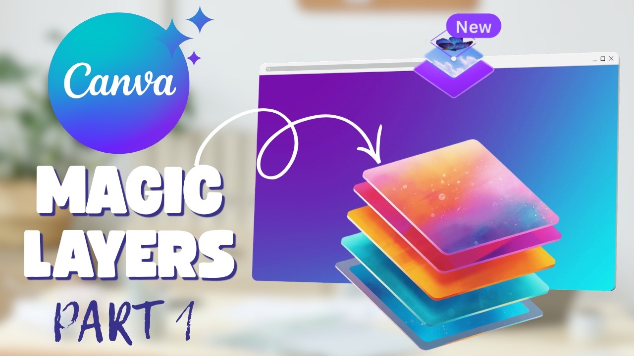 Canva Magic layers is a game changer - Part 1 - Edit flat images with ...