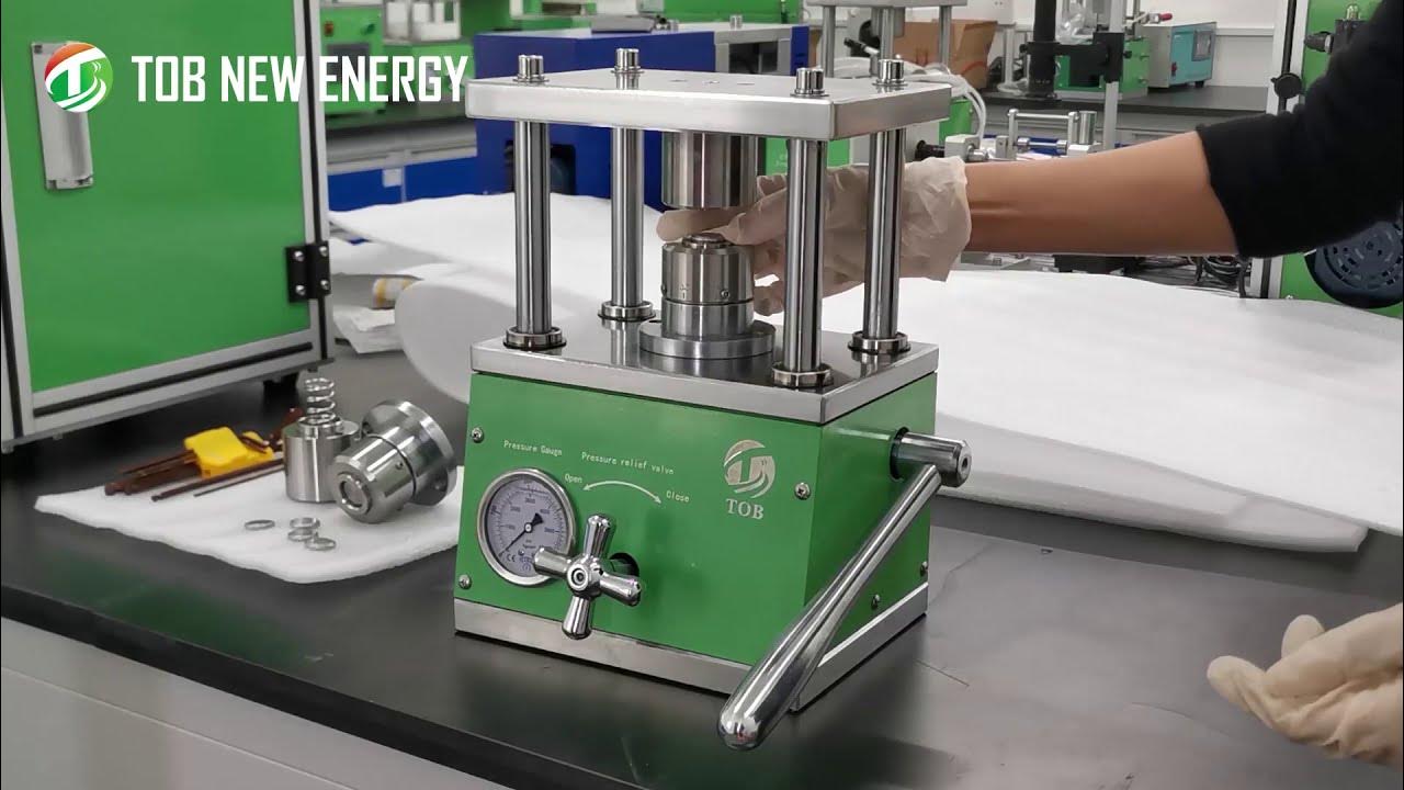 Coin Cell Crimping Machine Manual Crimper with Disassembly Function