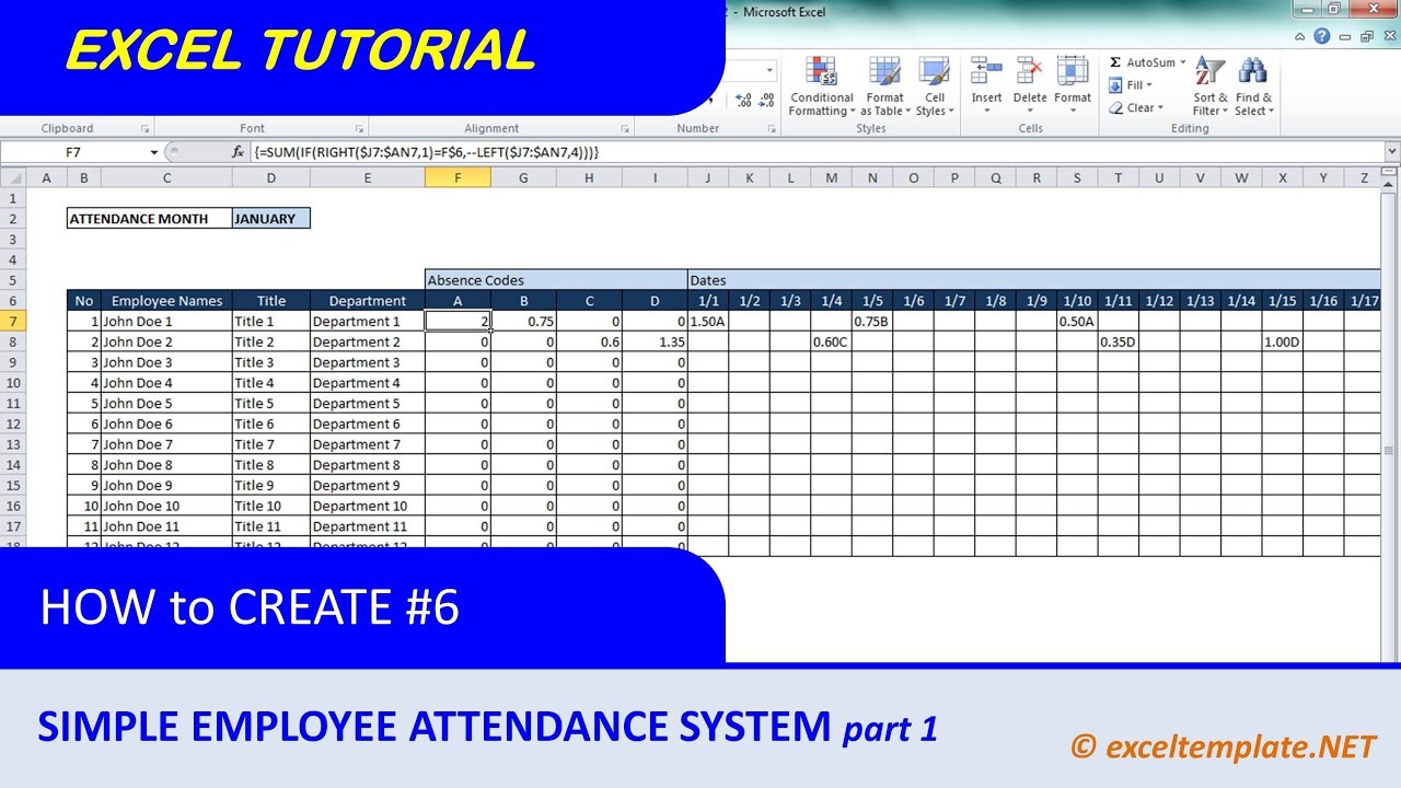 Employee Tracker Template from i.ytimg.com