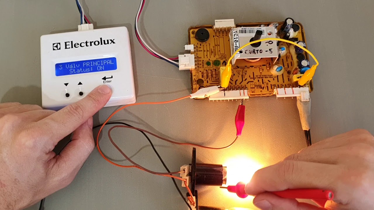 TESTANDO PLACA NA BANCADA COM (MAT)