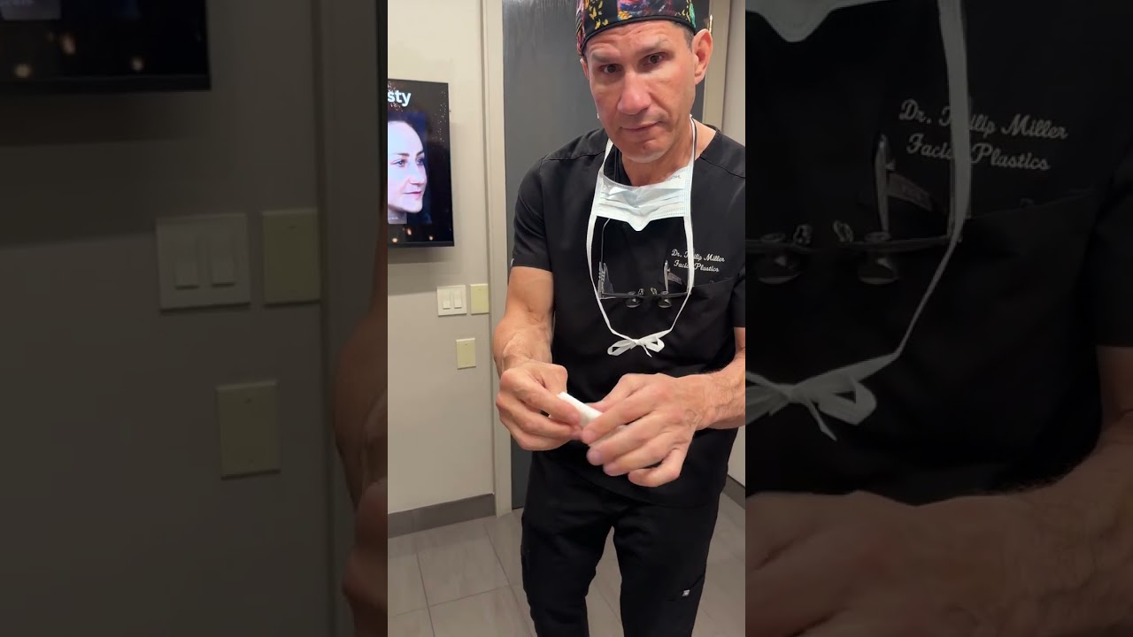 How to put on your wrap during post op MicroLift-Face Neck!