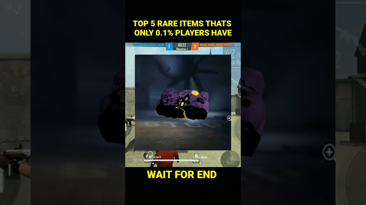 Free Fire Top 5 Rare Items That's  Only 0.1% 😱 Players Have - Garena Free Fire