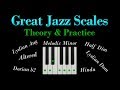 7 great Jazz scales - MELODIC MINOR MODES