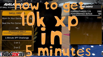 NBA 2K18 | GET 10K+ XP IN 5 MINUTES IN PRACTICE | THIS IS NOT A GLITCH