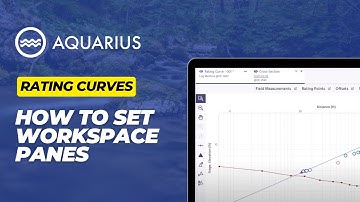 Simple Steps for Setting Up Rating Curve Workspace Panes | Hydrology | Aquarius Time-Series