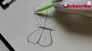 How to draw a butterfly Easily | Easy step by step drawing tutorial | methods