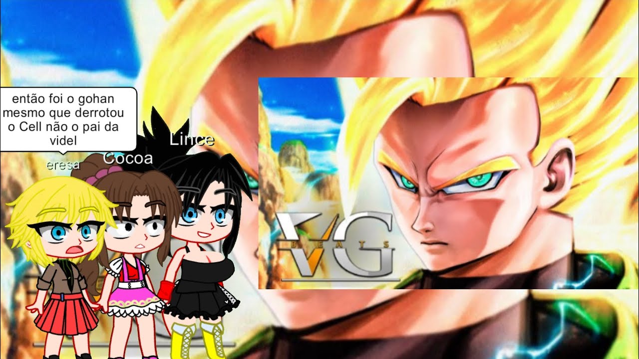 Harém do Gohan reagir rap Gohan guerreiro híbrido