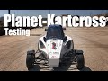 On Board action from test day 2 planet crosskart ME- XC crosscar