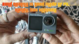 FitSpark EAGLE iMAX Dual Screen Real 4K 60fps WiFi Action Camera with Touch Screen. please subscribe