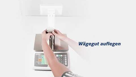 Kompakte Portionswaage mit 2 XXL-Displays – Gewicht, VK, TARA-Wert u.v.m. auf einen Blick | KERN RFE