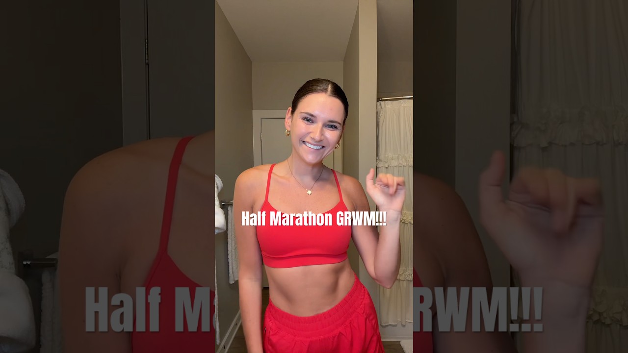 Get ready with me for ￼my first half marathon!!! 
