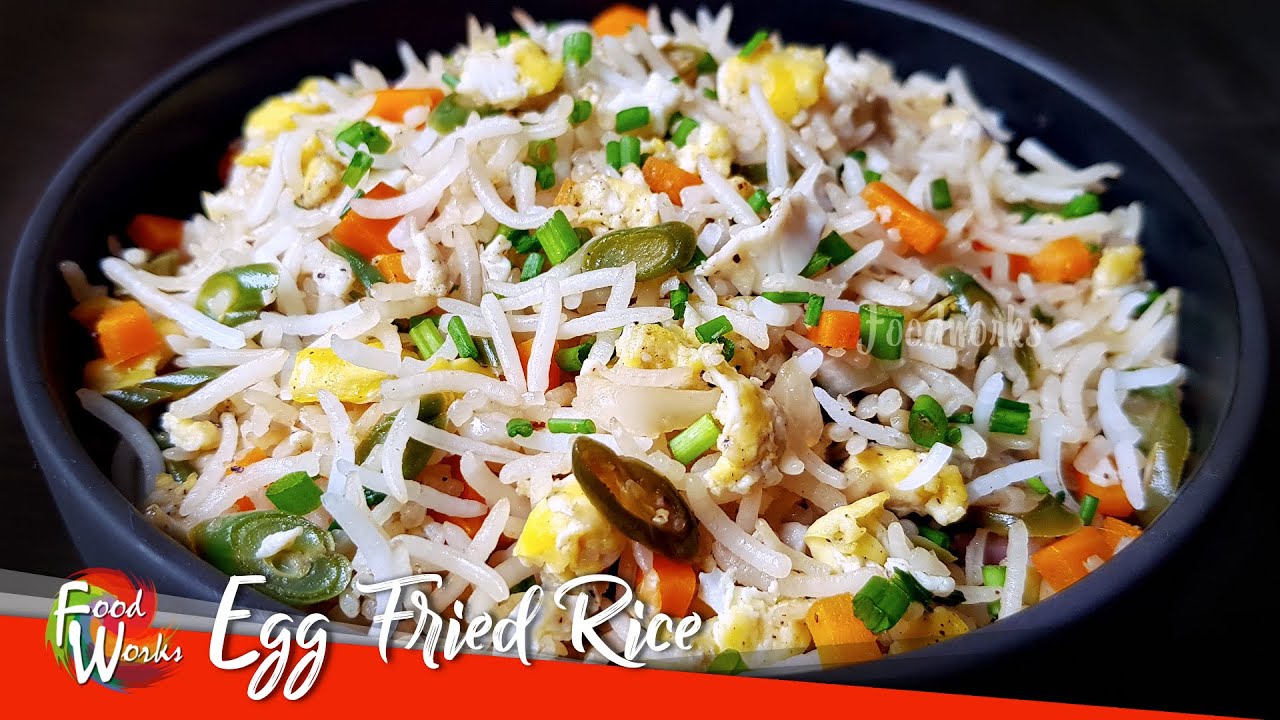 Egg Fried Rice | Easy Egg Fried Rice with Vegetables | Indian Style | Fried Rice Recipe | Foodworks