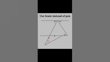 Basic mathematics Triangle problem algebra tricky problem #mathteacher #mathlover #mathfun #algebra