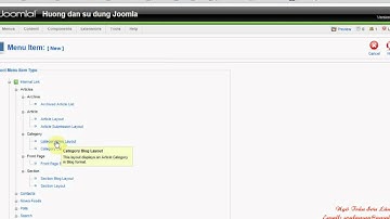 Hướng dẫn tạo Menu trong Joomla.avi