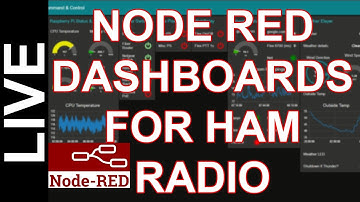 Node Red for Ham Radio - Intro to Dashboards for Ham Radio #YTHF21