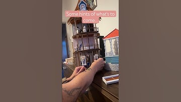 Moomin House Build-up: hints of what’s to come. #craft #moomins #crafting #hobby