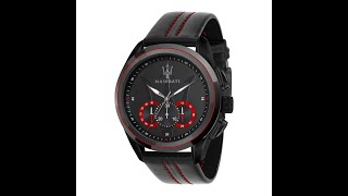 『Maserati』Traguardo Black Men's Watch R8871612023