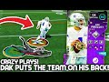 DAK PRESCOTT PUTS THE TEAM ON HIS BACK! CRAZY TOUCHDOWN PLAYS! Madden 21 Ultimate Team