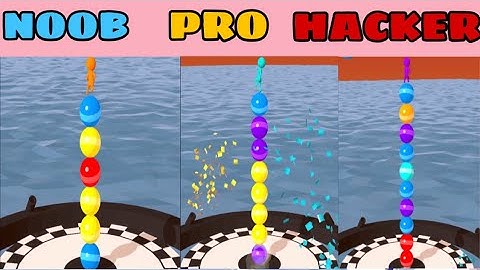 NOOB vs PRO vs HACKER in Stack Rider  - All Levels Gameplay, New Game (Android, iOS)
