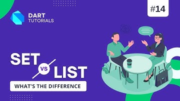 Difference between List & Set | Dart List vs Set | Dart tutorial #14