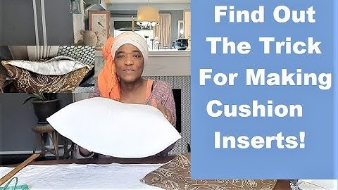 How To Make An Easy Pillow Insert l Sewing Tip