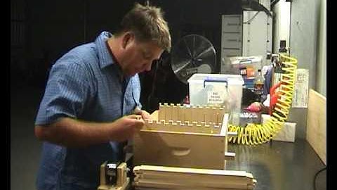 Honey Bee Frame Building, Wiring, and Foundation, Full Depth - How to / I do it here Australia