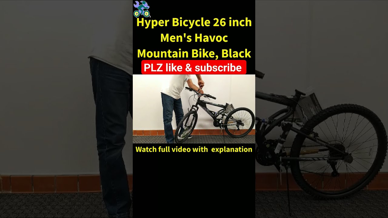 Hyper 26 inch Havoc Mountain Men s Bike Black YouTube