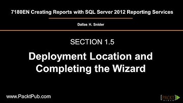 Creating Reports with SQL Server 2012 Reporting Services