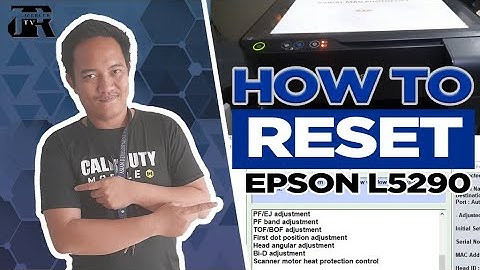 HOW TO RESET EPSON L5290 | INK PAD NEEDS SERVICE | RED LIGHT ERROR