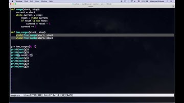 Python.05.03 Генераторные функции, yield from