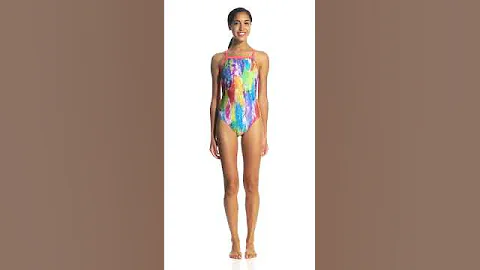 Speedo Flipturns Colorscape Propel Back One Piece Swimsuit | SwimOutlet.com