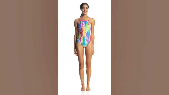 Speedo Flipturns Colorscape Propel Back One Piece Swimsuit | SwimOutlet.com