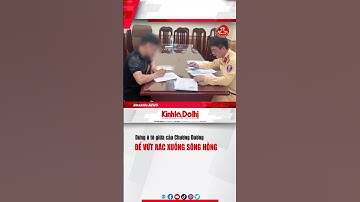 Dừng ô tô giữa cầu Chương Dương để vứt rác xuống sông Hồng #xuhuong #xuhuongvideo #trend