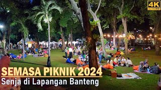 Walking Around SEMASA PIKNIK 2024 at LAPANGAN BANTENG ❗ Evening walking around @JAKARTA