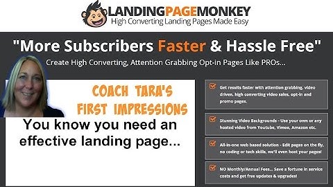 Landing Page Monkey Review | CoachTara