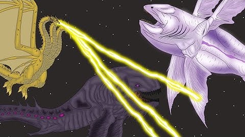 King Ghidorah VS Space Bloop VS Sphere Bloop
