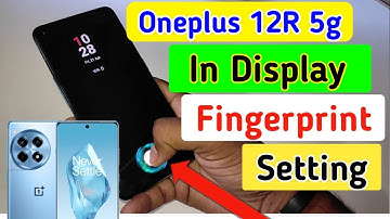 Oneplus 12r 5g fingerprint screen lock | fingerprint lock setting in Oneplus 12r 5g | pattern lock