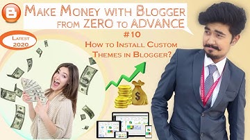 #10 Customize Blogger Website Like a Pro 2020 in Hindi|FREE Download|Install Custom BloggerTemplates