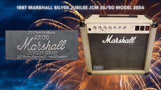 Flashback to 1987 Marshall Silver Jubilee JCM 25 50 Model 2554 1987 Ibanez RG550