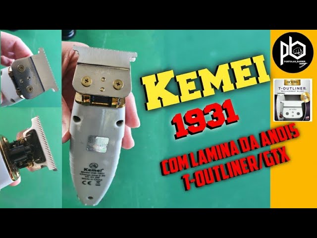 Kemei KM-1931 Trimmer Review!  Andis T-Outliner Replica!?!? 