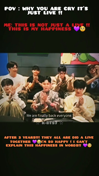 THEY ARE TOGETHER 💜laughing sound is sweet like a melody 🥺#bts #btsot7 #btslive #btsarmy #btssongs